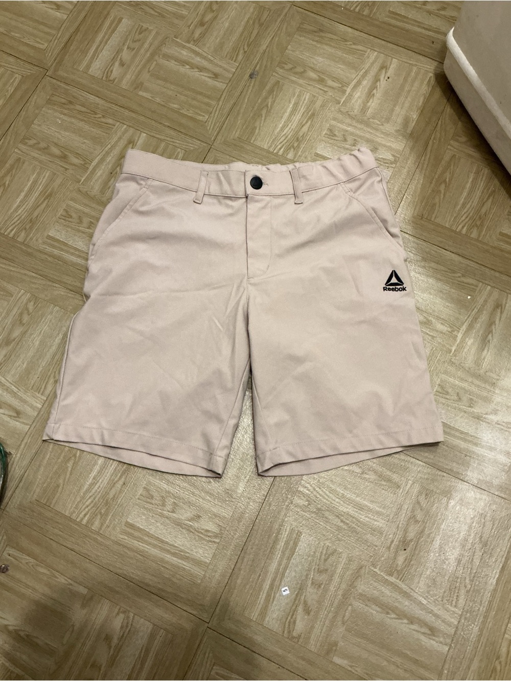Reebok kid’s Pale Pink Athletic Shorts